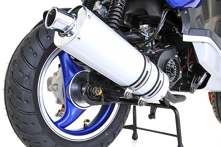 50cc Scooter Buy Direct Bikes Ninja 50cc Scooters Blue/Silver