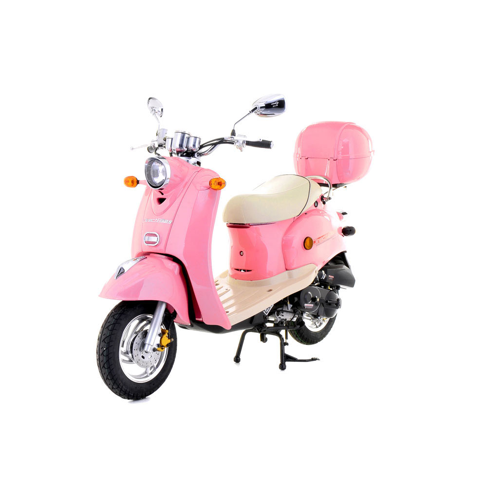 pink moped for adults
