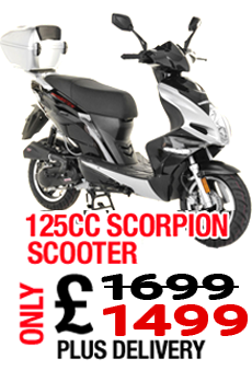 Scooter Motorbike 125Cc  : The Powerful 125Cc Sports Rs Motorcycle Races Up To 68 Mph.